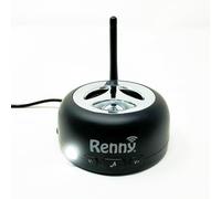 RENNY - Suoneria per telefoni cellulari rumorosi, amplificatore e lampeggiatore per ambienti con problemi di udito e rumorosi (117 dB) | Connessione automatica Bluetooth wireless | 5 suonerie
