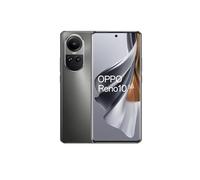 OPPO RENO10 Smartphone 5G, AI Tripla fotocamera 64+32+8MP, Selfie 32MP, Display 6.7" 120HZ AMOLED, 5000 mAh, RAM 8GB (Esp. fino 16GB) + ROM 256GB, [Versione Italia], Colore Silvery Grey