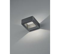 RENO APPLIQUE PER ESTERNI LED 4,5W 450lm, 3000K ANTRACITE 12CM IP54 DOPPIA EMISSIONE