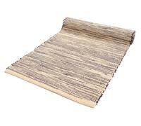 RENO Tappeto puro Cotone, Lavabile Lavatrice, per Bagno e Cucina, Antiscivolo,
