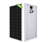 Renogy 100W Pannello Solare Monocristallino da 12V Applicabile per Camper Barche