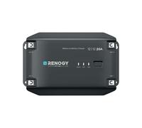 Renogy Caricatore da DC a DC, 12 V, 20 A, Intelligent DCDC, regolatore di carica solare, per batterie al litio, per camper, camion, veicoli commerciali, barche, yacht, 300 W
