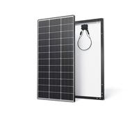 Renogy Pannello solare 100 Watt 12 Volt, modulo fotovoltaico monocristallino ad alta efficienza, caricabatterie per camper, batteria agricola sul tetto e altre applicazioni off-grid, telaio nero da