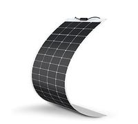 Renogy - Pannello solare flessibile monocristallino da 200W e 12V, cella solare fotovoltaica in silicio, per uso off grid, adatto a batterie da 12 V, camper campeggio, caravan e barche