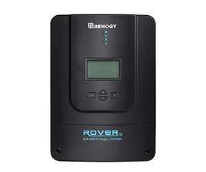 Renogy Regolatore di Carica MPPT 60A, 12/24/36/48 V, Pannello Solare Con Schermo LCD per Batterie AGM, Gel e Litio