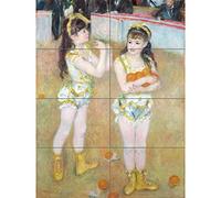 Renoir Acrobats Cirque Fernando Wartenberg Sisters Painting XL Giant Panel Poster (8 Sections) Guerra Pittura Manifesto