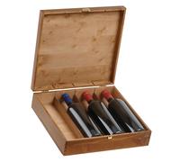 Renoir Cassetta in legno di betulla per 4 bottiglie