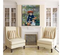 Renoir due sorelle design quadro stampa tela dipinto telaio arredo casa