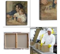 Renoir Gabrielle and Jean design quadro stampa tela dipinto telaio arredo casa