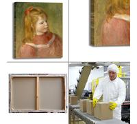 Renoir ritratto di Jean design quadro stampa tela dipinto telaio arredo casa