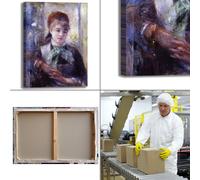 Renoir ritratto Nini Lopez design quadro stampa tela dipinto telaio arredo casa