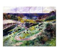 Renoir Road At Wargemont XL Giant Panel Poster (8 Sections) Guerra Manifesto