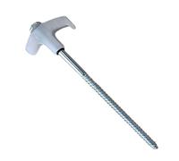 Renopfect Ancoraggi a vite da terra, per a vite, Pali in metallo per il terreno che si illuminano al buio, 20 cm, da campeggio antivento, per tende da spiaggia, tende da sole, da esterno