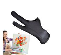 Renopfect Guanto per Tablet da Disegno - Guanto da disegno per due dita e tavoletta grafica, 2 pezzi accessori per creazione mano sinistra destra per studenti casa