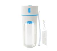 Renopfect Shaker Bottle Frullatore Elettrico - Shaker Portatile per Frullati | Borraccia Multifunzionale 480Ml Con Cannuccia Ricaricabile Ideale Per Succhi Di Frutta Escursionismo Viaggio Casa