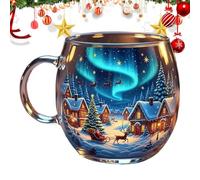 Renopfect Tazze Natalizie | Piccola da Caffè Regalo | 300ml Contenitori Festivi per Bevande Calde e Fredde Cacao Latte