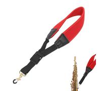 Renopfect Tra Collo per Sax Tenore,Tra collo per Sax Baritono Regolabile - Supporto Morbido Per Oboe E Clarinetto Basso Per Concerti E Musica Dal