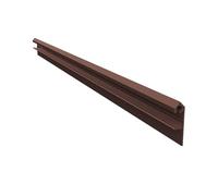 Renoplast® C LED Profilo per zoccolo in alluminio Profilo terminale, altezza: 3,79 cm spessore: 1 cm lunghezza: 200 cm colore: marrone, battiscopa Rivestimenti per zoccoli