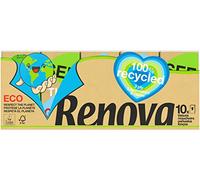 RENOVA Fazzoletti tascabili 100% Recycled - 10 pacchetti