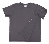 Renova Medical Wear Camicia per degenza Post-operatoria perspalla Unisex, Taglia Unica, Grigio, L