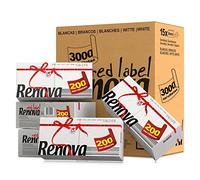 Renova Tovaglioli Red Label, 15 confezioni da 200 tovaglioli, 3.000 tovaglioli totali, carta bianca