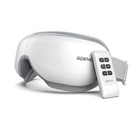 RENPHO Eyeris 1 - Massaggiatore per gli occhi con calore e telecomando, Maschera occhi con musica Bluetooth, Relax e affaticamento occhi, Massaggiatore riscaldato per occhi e viso