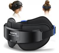 RENPHO Eyeris Masc Massaggiatore per testa e occhi, Maschera riscaldata per occhi e testa per emicranie, Massaggiatore per fronte, occipite e tempie, Regali di compleanno per donne e uomini