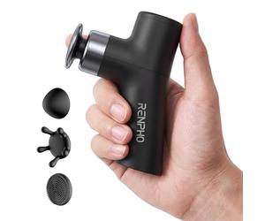 RENPHO Micro One Super Mini pistola massaggiante con 4 velocità, regalo di San Valentino per lui, piccola pistola massaggiante per alleviare i tessuti profondi, pistola per massaggio a percussione con