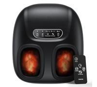 RENPHO Portatile Massaggiatore per Piedi con Calore per Fascite Plantare, Shiatsu 3D Impastamento, Compressione, Telecomando, Massaggiatore Elettrico per Piedi, Regali per Uomini Donne