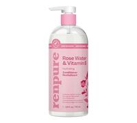 RENPURE Balsamo idratante per acqua alle rose a base di piante per capelli secchi, senza solfati, senza parabeni, crudeltà e senza colore, naturalmente idratante e rinfrescante balsamo per acqua di