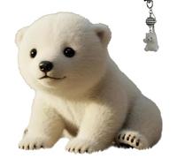 RENQIDD Polar Pal - Il peluche che ti calma in pochi secondi, compagno di coccole ufficiale ultra morbido per alleviare lo stress, peluche a forma di orso polare (1 Pcs)