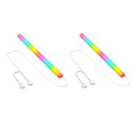 Renrra 2 PCS ARGB Silicone Tube Sleeve per Radiatori di Raffreddamento Ad Acqua 5V 3PIN Luminous Soft Tube Vest Computer ARGB Decoration B