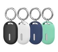 RenSheng 4 Pezzi Custodie Protettive Compatibili con Xiaomi Smart Tag, Custodia in Silicone per Xiaomi Smart Tag, Previene Graffi e Abrasioni, Include Portachiavi, per Animali Domestici