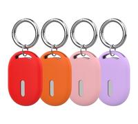 RenSheng 4 Pezzi Custodie Protettive Compatibili con Xiaomi Smart Tag, Custodia in Silicone per Xiaomi Smart Tag, Previene Graffi e Abrasioni, Include Portachiavi, per Animali Domestici
