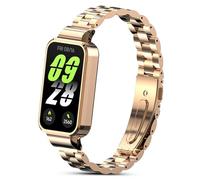 RenSheng Cinturino per Xiaomi Smart Band 9 Active Braccialetto, Cinturino in metallo compatibile con Xiaomi Smart Band 9 Active Cinturino in Acciaio Inossidabile Cinturino di Ricambio