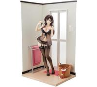 Rent-A-Girlfriend Chizuru Mizuhara See-Through Lingerie in Bedroom Diorama