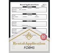 Rental Application Forms: Apartment and House Lease Applicant Information Record Logbook for Landlords, Realtors & Housing Agencies | 60+ Forms, 120 Two-Sided Pages