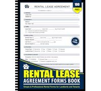 Rental Lease Agreement Forms Book: Residential Rental Forms for Landlords & Property Managers | Lease Agreements, Tenant Details, Payment Records & Property Documentation (8.5" x 11")