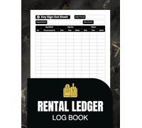 Rental Ledger Log Book: Property Rent Payment Tracker for Landlords, Tenants, and Managers