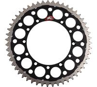 Renthal 1120-520 Grooved Twinring Rear Sprocket Argento 51t
