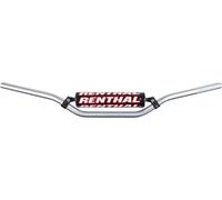 Manubrio RENTHAL Enduro Medio Argento Con Protettore Nero 664-04-si-01-185 per