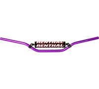 Manubrio Renthal Viola Moto Cross 7/8 22 mm Purple Motard Offroad con Paracolpi