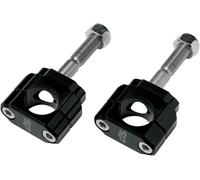 Renthal 5 Mm Offset Yzf 05-06/yz 17-20 Handlebar Clamp Nero,Argento 28.6 mm