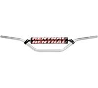 Renthal Manubri 7/8" Enduro High Moto MX Offroad Argento #61301SI05006