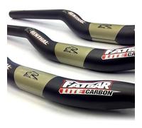 Renthal Manubrio Fatbar Lite Carbon Rise 40 Mm Black / Aluminium Gold