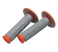 Renthal MX/Enduro Affusolato Dual Compound Manopole Diamante/Waffle (Grigia/