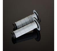 Renthal MX/Enduro Dual Compound Manopole Completo Waffle (Grigio/Nero) (1 Paio