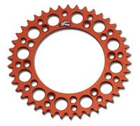Renthal 224u-520 Ultralight Grooved Rear Sprocket Rosso 49t