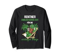 Rentner Endlich Genug Zeit für Die Wichtigen Dinge Rent Maglia a Manica