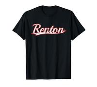 Renton Washington Seattle Area Vintage Varsity Distressed Maglietta